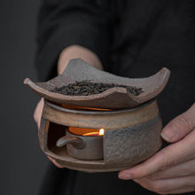 粗陶日式焙茶炉陶瓷茶叶提香器蜡烛加热烤茶炉醒茶家用茶道零配件