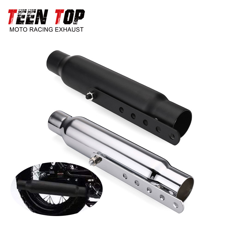 Motorcycle Modified Harley Triumph Earth Eagle Prince Cruise Retro Electroplated Street Exhaust Tail Section