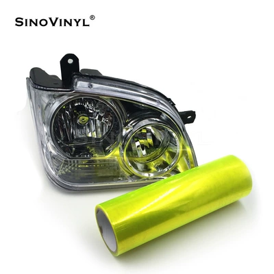 black tail light Film, Automotive Film - 039-m-fluorescent-yellow