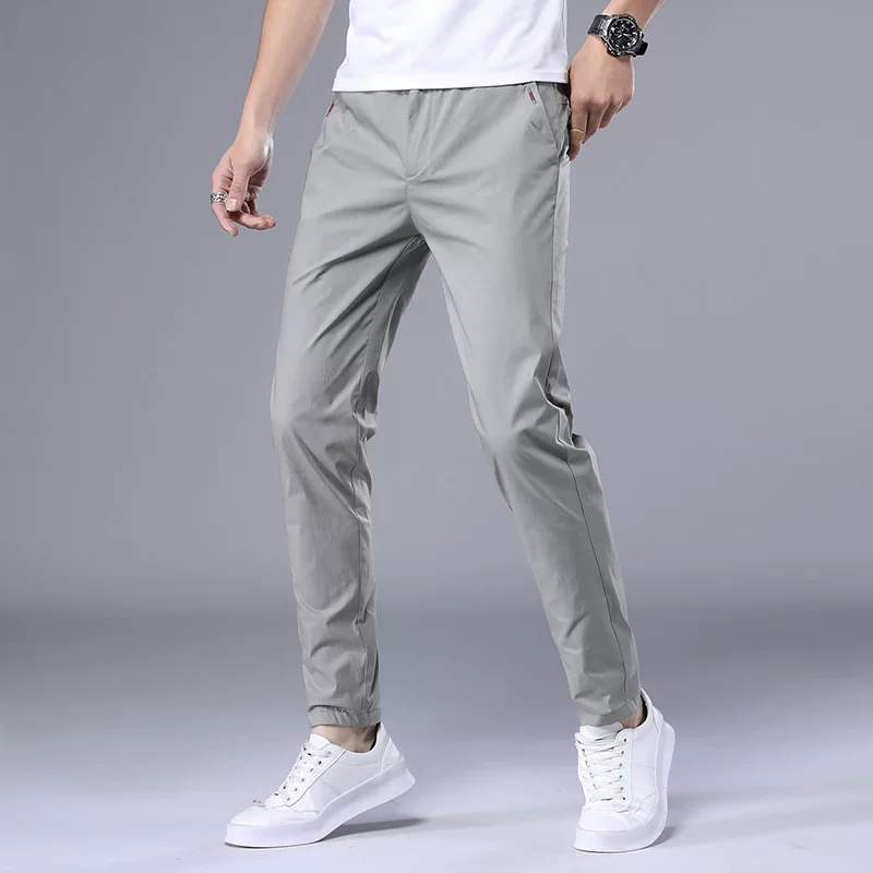 Комбинезон, мужские дышащие спортивные брюки, slim fit, свободные прямые