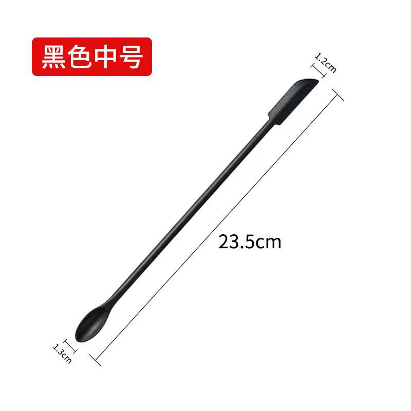 Nuevos cosméticos primicia productos de cuidado de la piel mini silicona de doble cabeza pequeña punta raspador mantequilla mermelada raspador conjunto de 3 piezas