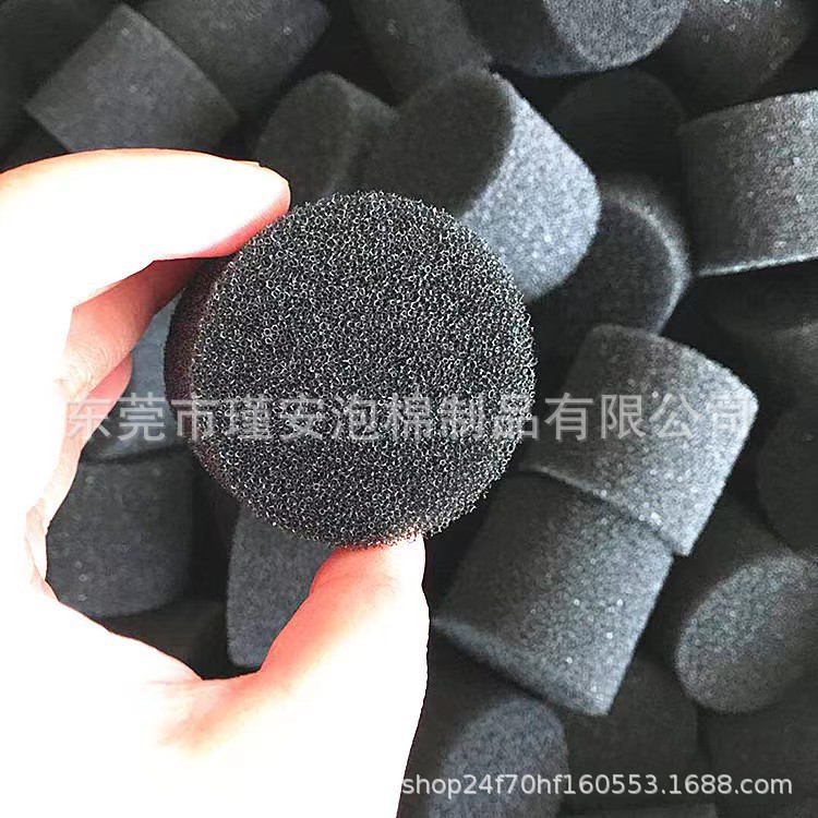 厂家可大量供应 生产生态园种植基地栽培海绵 小孔径圆柱体过滤棉