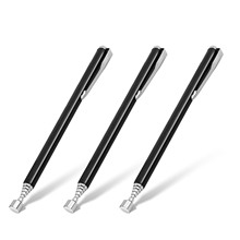 磁性捡拾器带灯方镜圆镜强磁碗汽修工具1.5磅6节便携延长杆电筒头
