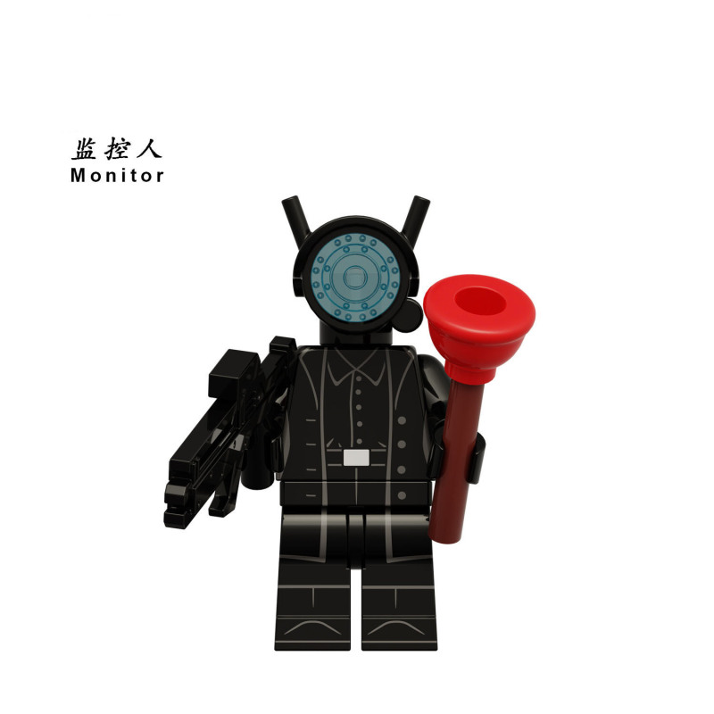 新しいタイタンモニターメンズドクタートイレビルディングブロックミニフィギュアテレビオーディオマン子供用組み立ておもちゃスピーカーメンズ|undefined