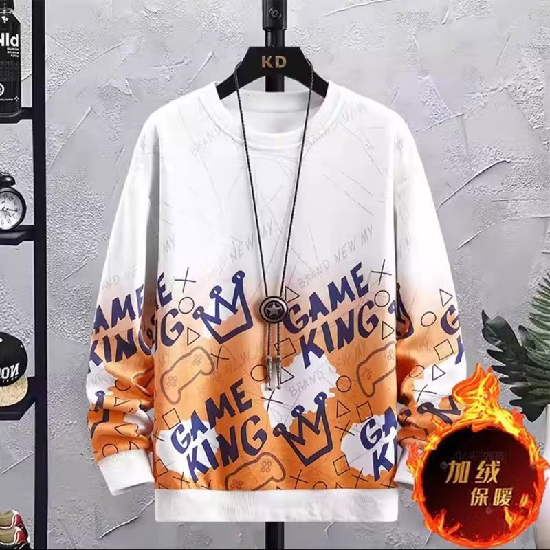 Juveniles encapuchados de color gradiente chaqueta de primavera y otoño hombre abrigo de estilo casual estilo de moda guapo ropa de otoño