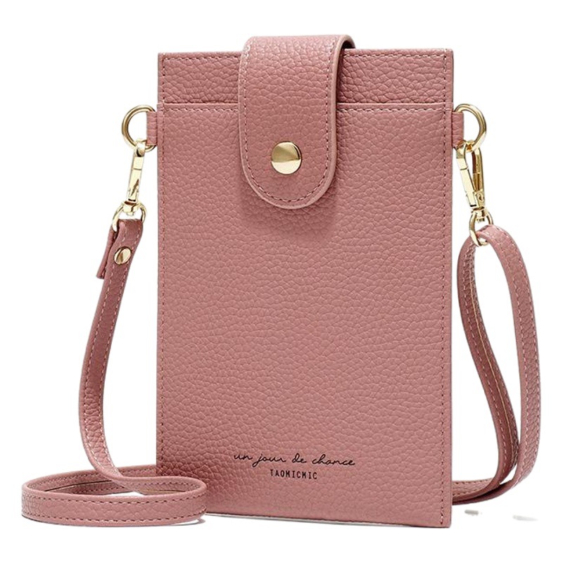 Spring 2020 New PU Women's Bag Small Crowdsourcing Bag Women's Shoulder Crossbody Bag Korean Style Thin Women's Mobile Phone Wallet