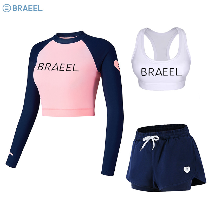 South Korea New Women's Split Jellyfish Clothes Sunscreen Quick-drying Surfing Long-sleeved Trousers Swimwear Diving Snorkeling Surfing Suit