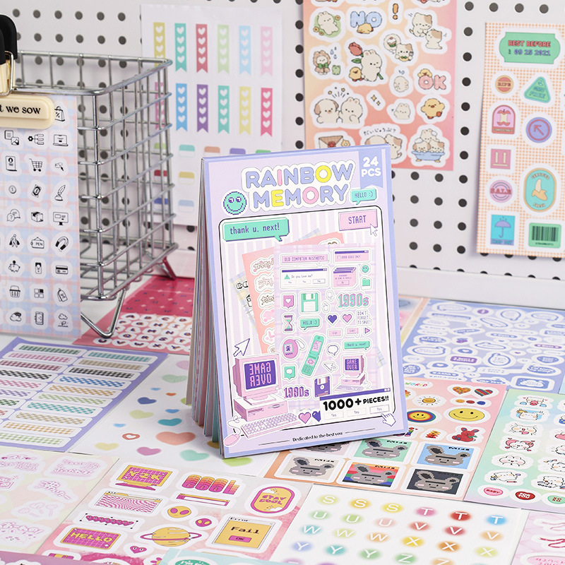 Cartoon sticker, stickers, print
