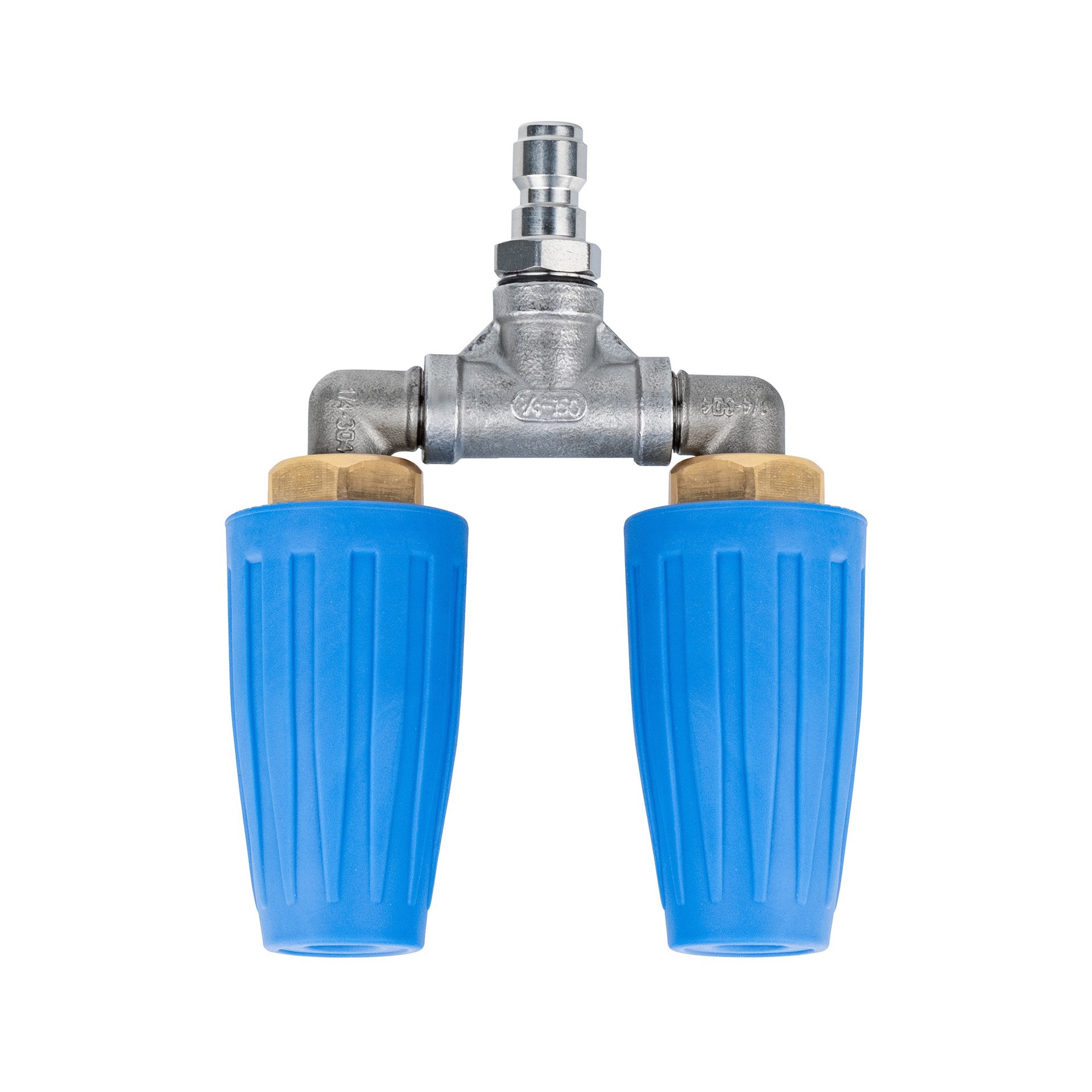 跨境工厂批发高压清洗机黄铜陶瓷芯三通莲花旋转喷头4000psi