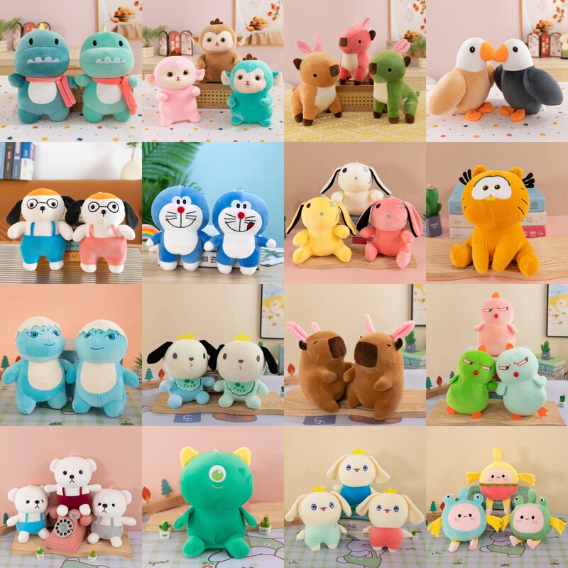 Plush Toy Doll Cute Popular Model 7inch Small Cloth Doll Wedding Toss Gift Wholesale