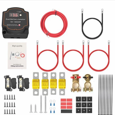 Power supply, ignition system accessories – dual battery isolator suit