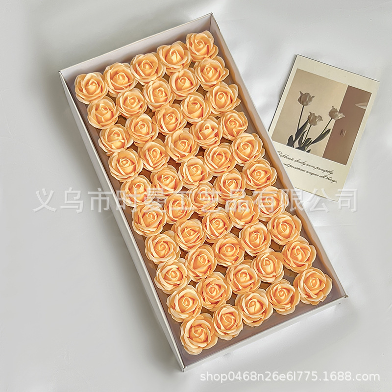 ソープフラワー 親指の花 中国のバレンタインデー 母の日 小さな花束 DIY素材 ミニローズ ソープフラワーヘッド|undefined