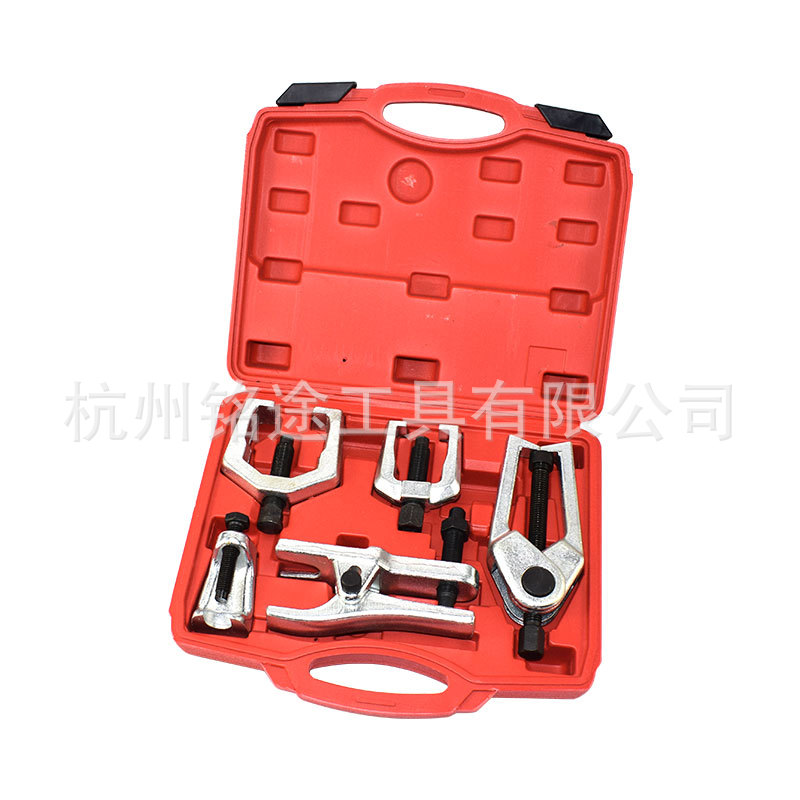 5件套球头拉马 横拉杆日式下摆臂球头取出器 拆卸器汽车工具