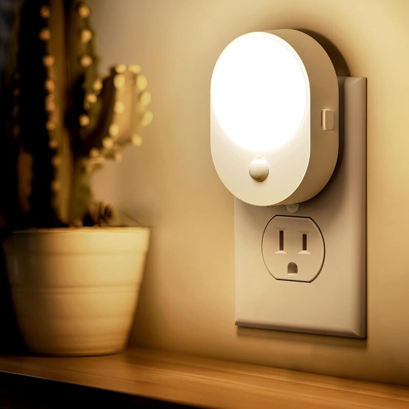 Cross-Border Motion Sensor Night Lighting Energy-Saving Children's Bedroom Night Light Plug-In Wall Lamp Light-Emitting Diode Night Light Cross-Border Motion Sensor Night Lighting Energy-Saving Children's Bedroom Night Light Plug-In Wall Lamp Light-Emitting Diode Night Light