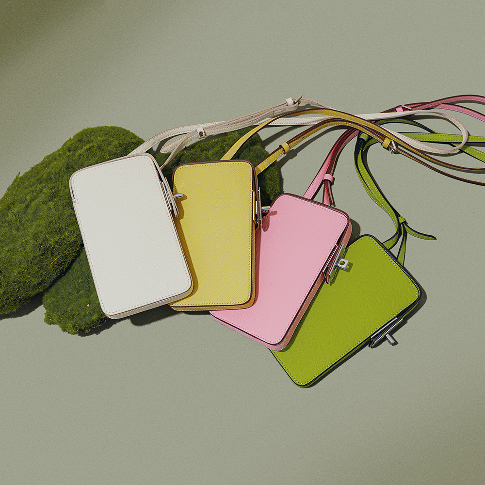 Nueva moda todo partido de bloqueo bolsa de teléfono móvil de la palma de impresión de cuero caja de bolsa de color sólido simple crossbody mini bolso para las mujeres