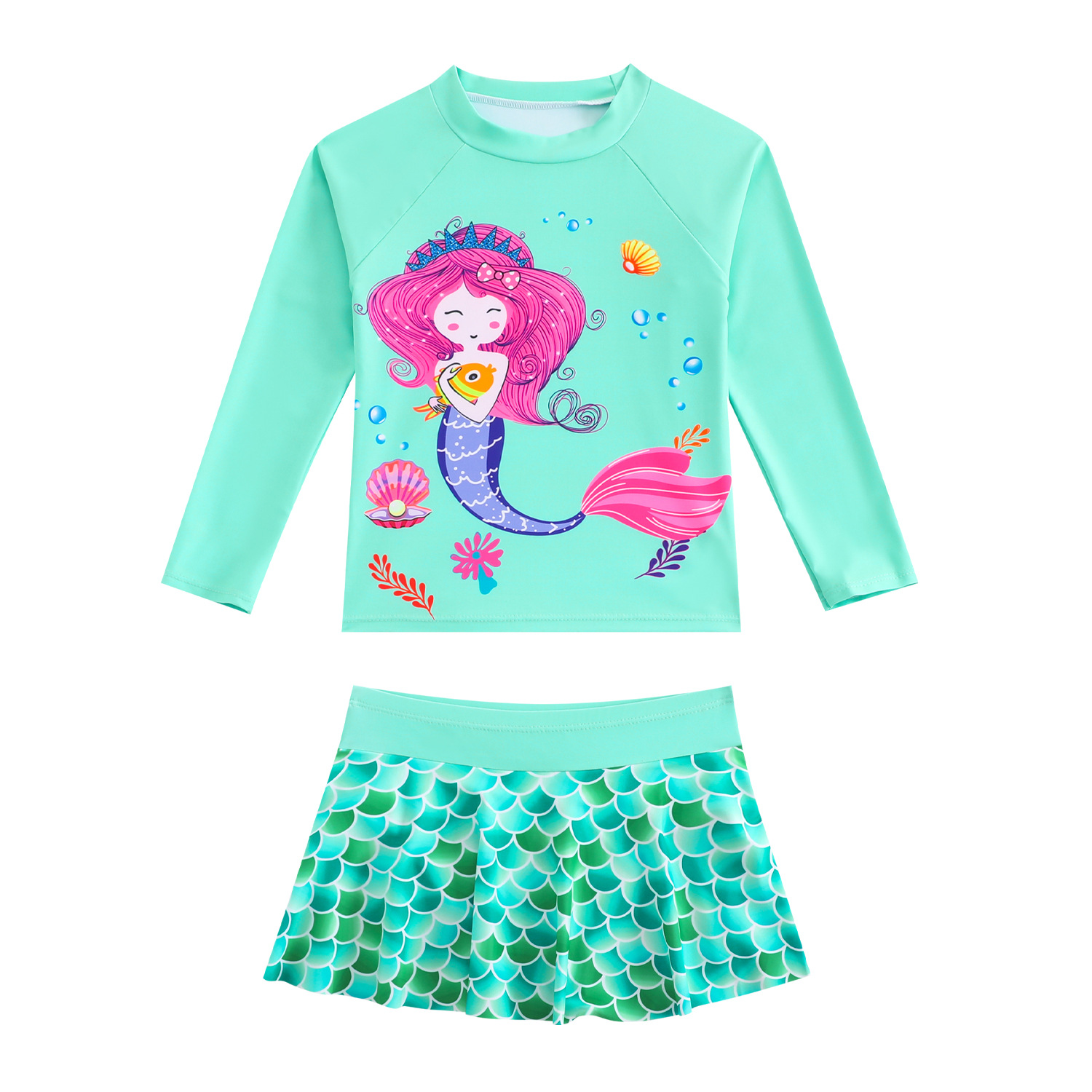children's cute split quick dry small beach swimwear