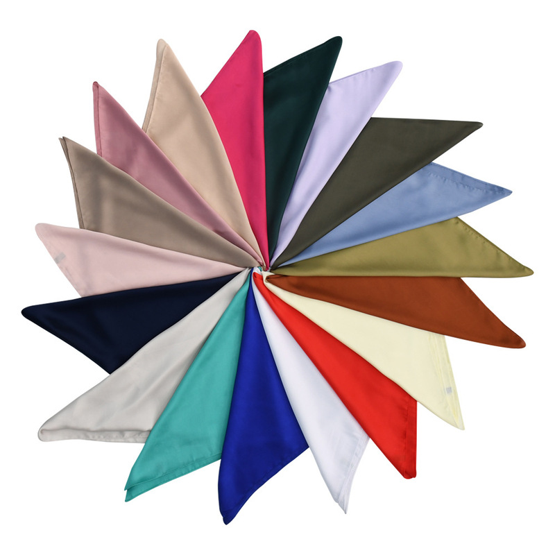 Summer fashion high sense solid color 70 imitation silk scarf wholesale women's sunscreen beach scarf square scarf scarf Summer fashion high sense solid color 70 imitation silk scarf wholesale women's sunscreen beach scarf square scarf scarf