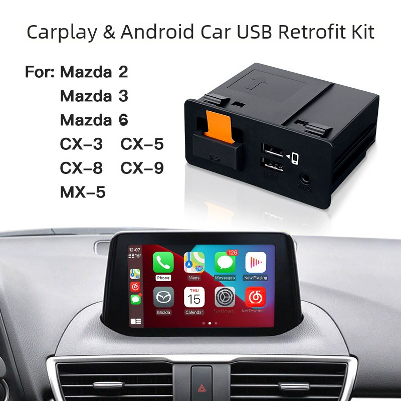 Module USB kit TK78669U0C pour navigation véhicule Mazda CarPlay Android Auto