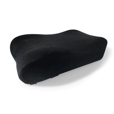 Car armrest pad memory foam center console elbow support protective pad universal car car central armrest box heightening pad (Armrest box pad) - crystal-velvet-black