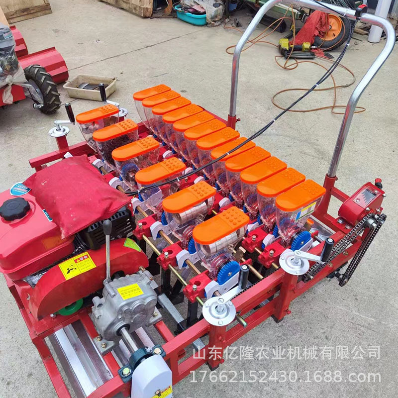 手推式白菜油菜播种机 韭菜芹菜点播机 四季青菜种植机