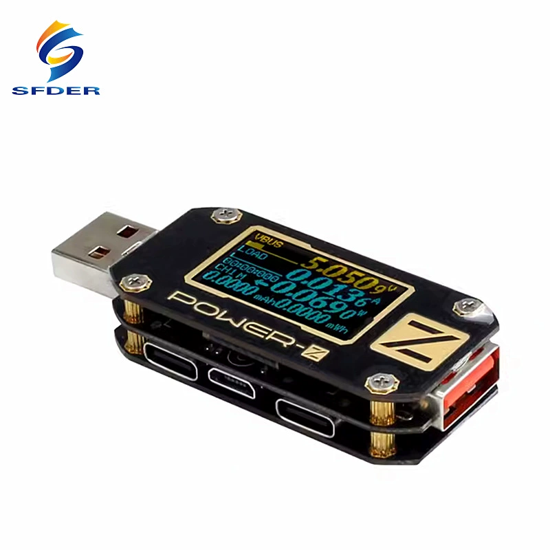 Power-Z USB тестер амперметр напряжения Быстрая зарядка детектор мощности PD приманка km001c