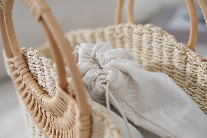 100g Weight String Closure Type Ring Handle Strap Type Straw Bag Bags Type Casual Occasion Paper Material Solid Color Pattern Spring&Summer Season Women's Gender Vacation Style Shell Shape Women's Paper Solid Color Vacation Shell String Straw Bag 3