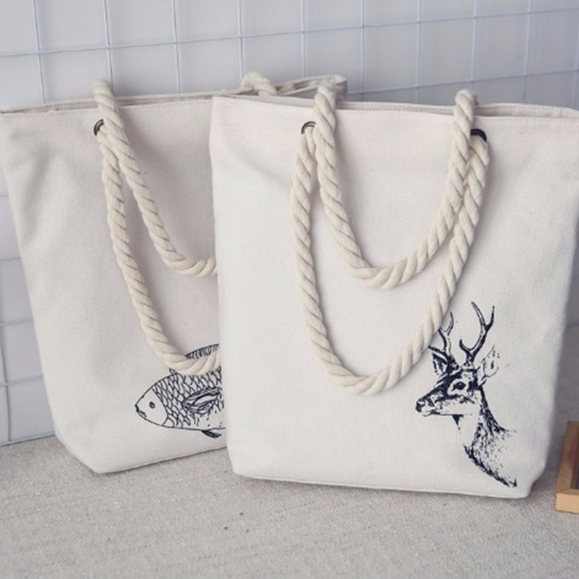 棉绳帆布袋定 制单肩棉布广告手提袋批发空白DIY帆布包订购印LOGO