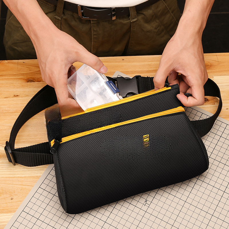 Changshengke multipropósito pequeño paquete de herramientas lienzo paquete de mantenimiento multifuncional electricista bolsa bolsa de almacenamiento bolsa de piezas bolsa de herramientas