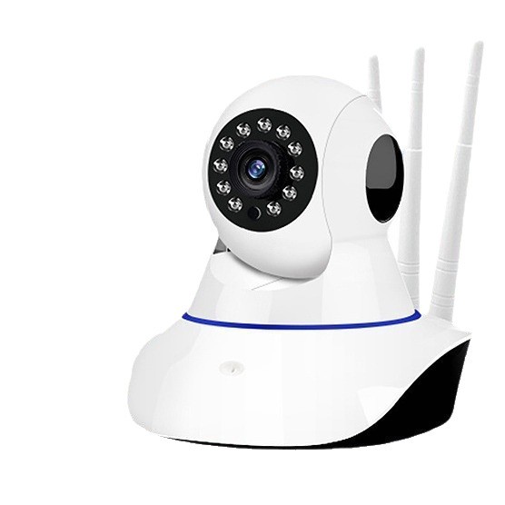 厂家直销跨境V720光头强三天线红外高清夜视无线wifi监控摄像机头