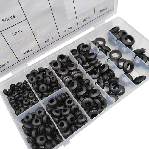 295PCS boxed rubber guard ring o-ring rubber guard coil O-type waterproof sealing ring rubber ring
