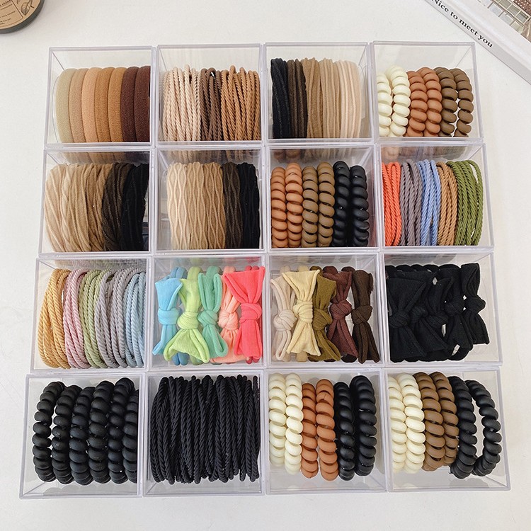 Banda de pelo de alta calidad cuerda de pelo 2022 nuevo estilo cuerda de pelo de las mujeres cubierta de cuero lazo de pelo banda de goma anillo de goma tocado Mori belleza de hadas