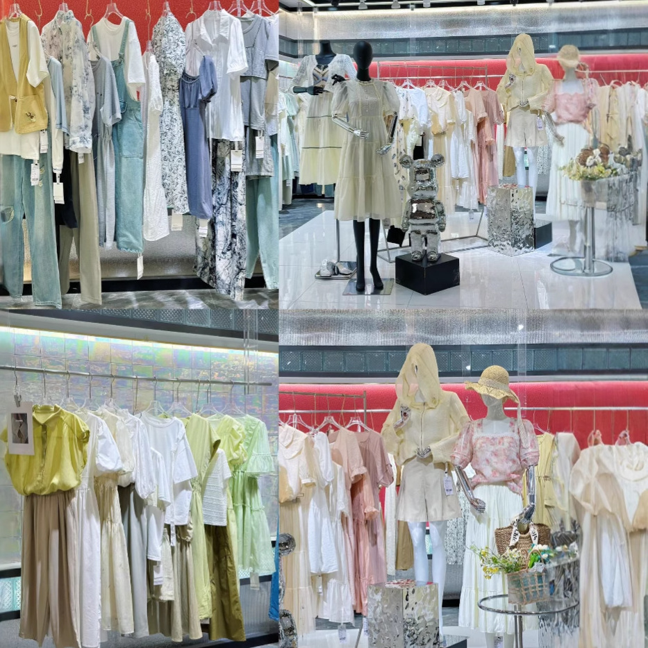 诗凡黎女装品牌尾货实体直播一手货源供应链西遇·摩凡石井批发城