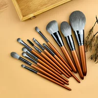 Узор случайный 12 кистей для макияжа костюм Цанчжоу супер мягкая кисть для пудры кисть для теней для век Кисть для подсветки красоты инструмент для макияжа