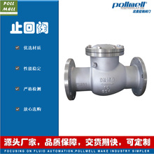 北麦阀门 H44W-16P旋启式法兰止回阀 碳钢WCB 304 高温高压