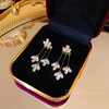 Advanced retro high quality earrings from pearl, European style, high-quality style, wholesale