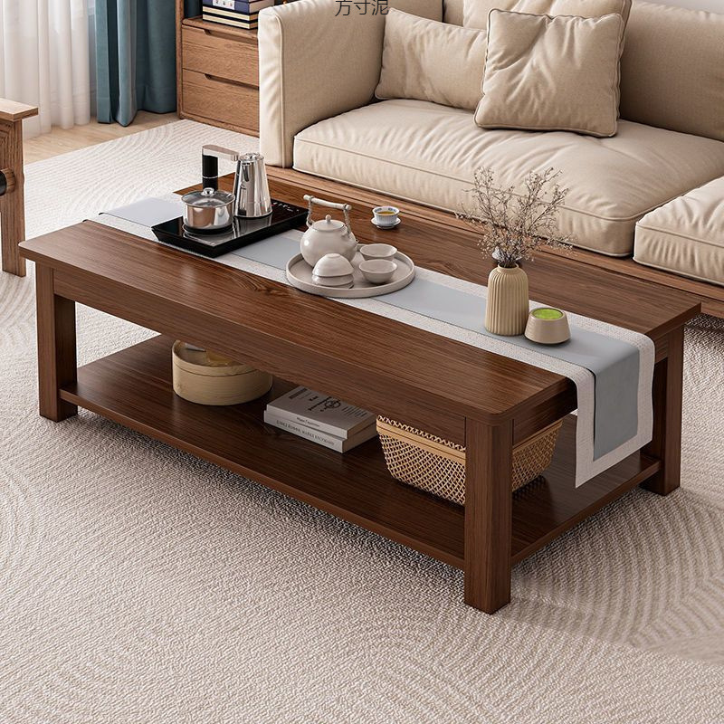 简约茶几新中式方形桌子家用客厅喝茶小方桌功夫茶桌办公室泡茶台