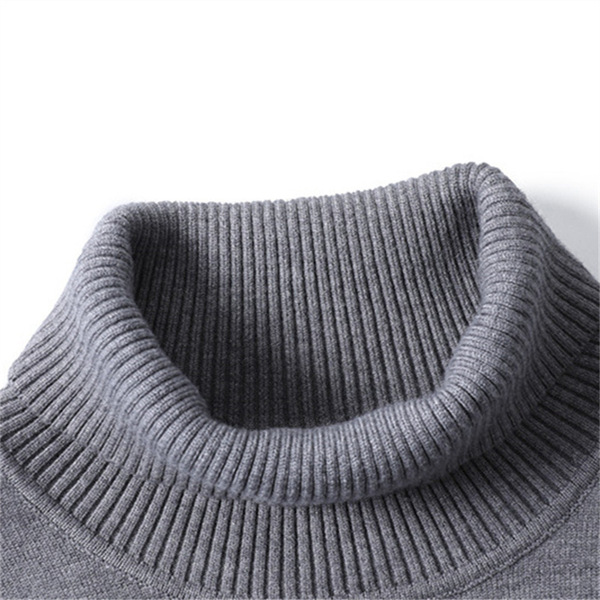 casual solid color knitted sweater