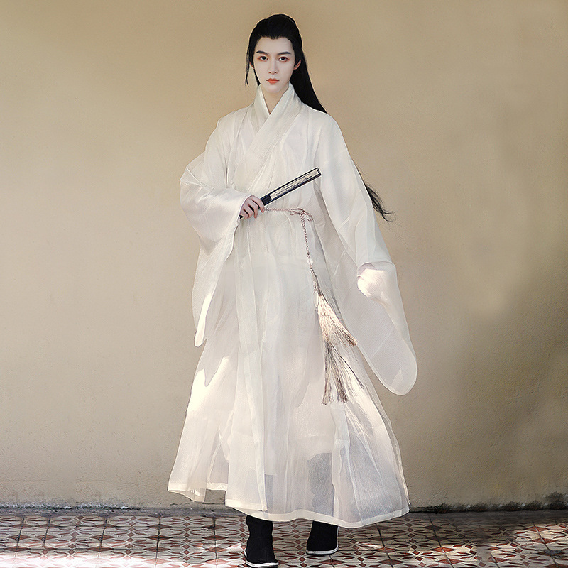 Han Companion [Suhua] Ming Dynasty Taoist Robe Han Clothing Same Style for Men and Women Autumn and Winter Daily Chinese Style Couple's Style