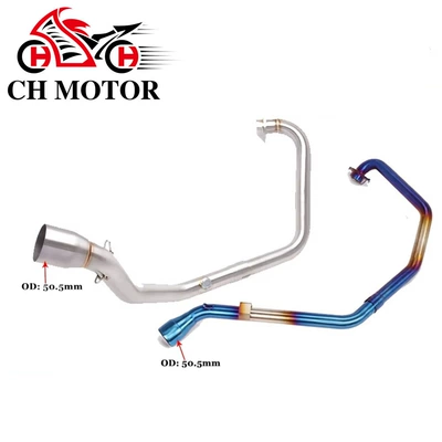 Suitable for Fz250 Fzs250 Fazer 250 Motorcycle Modified Exhaust Pipe Front Section