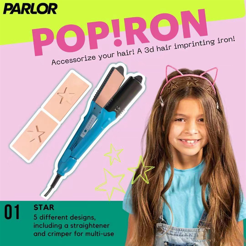 star 3D style shaped lightning heart clip, 5-in-1 replacement straight hair comb and straightener ener_voghion.com