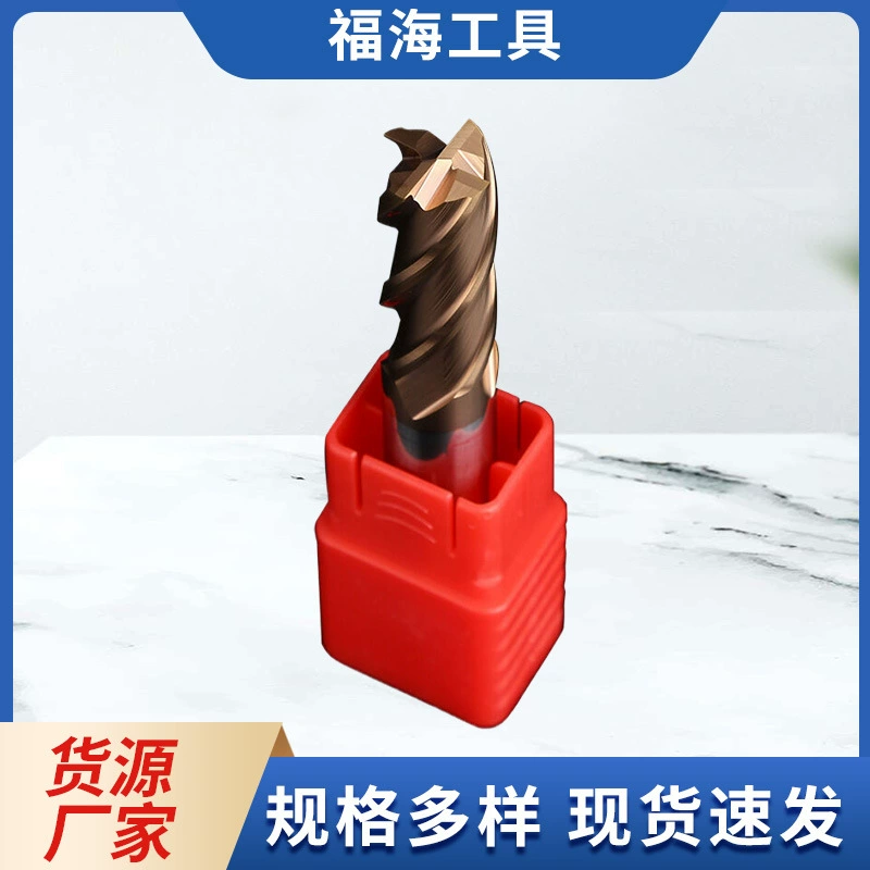 Фреза твердосплавная из вольфрамовой стали с 2, 3 или 4 зубьями, с покрытием, для станков с ЧПУ, нестандартная, на заказ