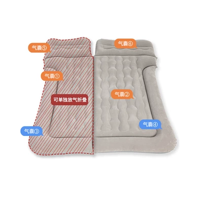 Vehicle-mounted inflatable bed trunk car inflatable bed