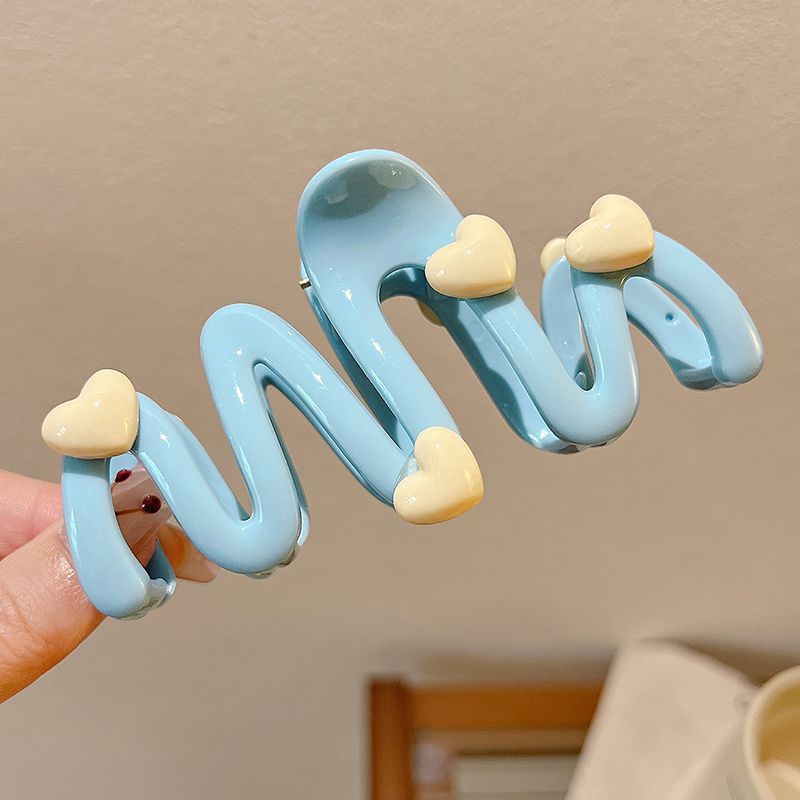 1 # clip de agarre de onda de amor azul 10.5cm