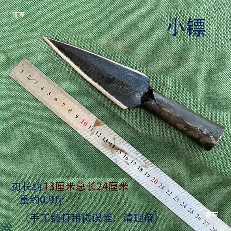 锻打枪头山猪矛弹簧钢长矛头投掷枪头霸王枪户外矛头练械