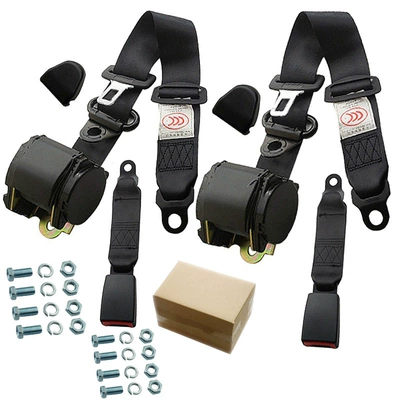 belt, bus, truck, automatic: Car seat belt - k3-galvanized-30-all-inclusive-webbing-base-with-a-complete-set-of-screws-2-sets-in-one-box