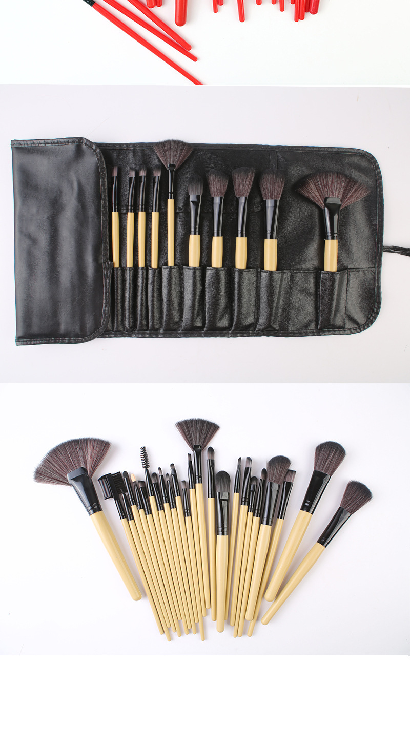 Casual Streetwear Artificial Fiber Plastic Handgrip Makeup Brushes 1 Set display picture 1