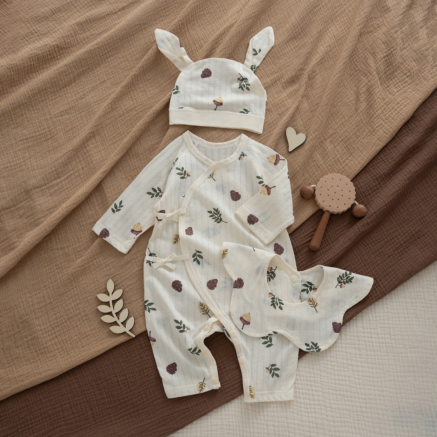 Recién nacido verano ultra-Delgado mono de algodón protección del vientre del bebé mameluco de manga larga transpirable Clase A algodón ropa de aire acondicionado escalada larga