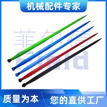 定制干草装载叉杆钉叉耙 挑圆草捆专用 重型设计不断裂打捆机长矛