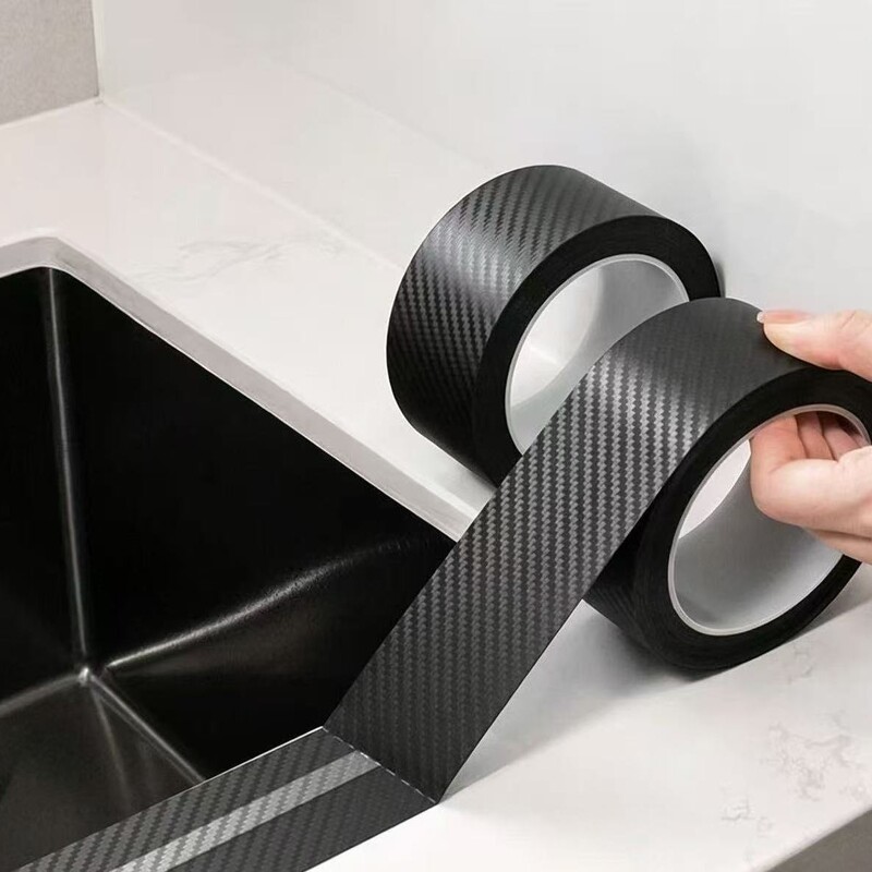 Carbon fiber nano tape is high-temperature resistant, waterproof and oil-proof for kitchens, used to seal gaps around stoves and sinks, prevent mold, and create beautiful seams