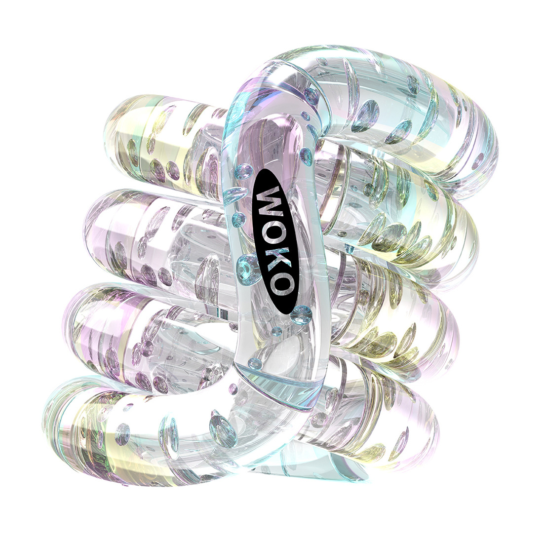 WOKO oficial genuino Twist Le gemas descomprimir artefacto de concentración TDAH entrenamiento de dedos cuerda de juguete